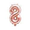 Foil Μπαλόνι Rose Gold Νούμερο ‘8’, 35cm