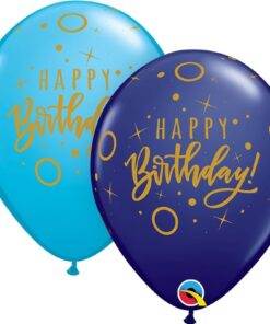 LATEX HAPPY BIRTHDAY BLUE
