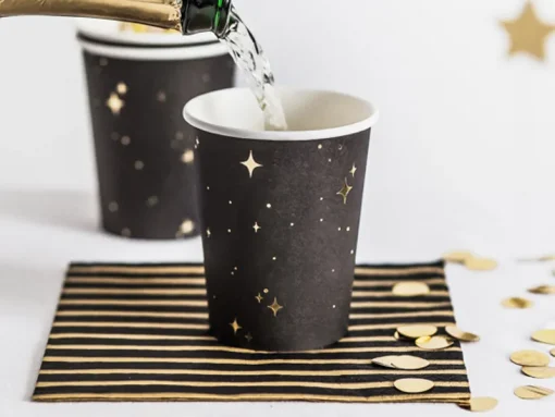 Ποτήρια Black with Gold - Image 2