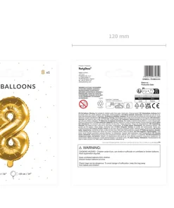 gold no 8 35cm
