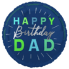 FOIL HAPPY BIRTHDAY DAD