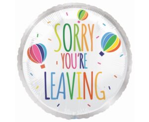FOIL SORRY YOU ARE LEAVING