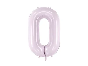 Foil Balloon Number 0 72cm purple