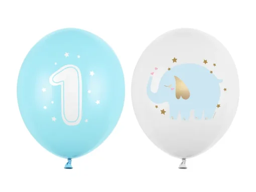 Μπαλόνια Latex 12'' One Year Baby Blue
