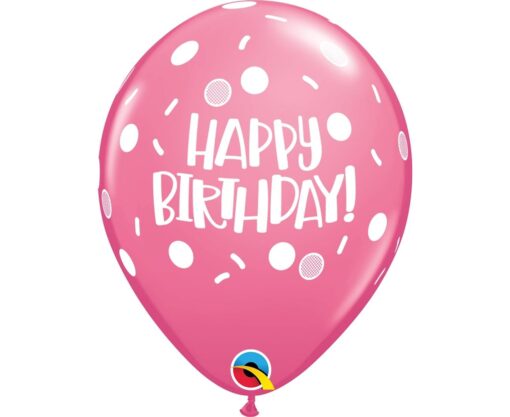 Μπαλόνια Latex 11'' Happy Birthday Dots & Sprinkles - Image 4