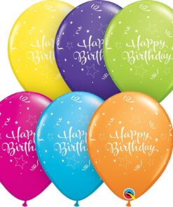 LATEX HAPPY BIRTHDAY SHINNING STAR