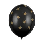 Μπαλόνι Latex 12'' Μαύρο Αστέρια