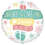 Μπαλόνι foil welcome sweet baby