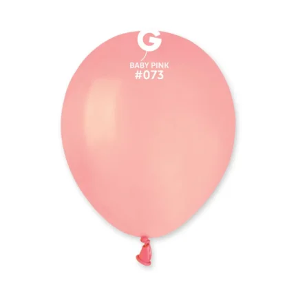 Μπαλόνια Λάτεξ Baby Pink 5″/13cm (100 τμχ )
