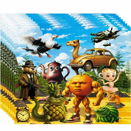 Χαρτοπετσέτες Φαγητού Brainrot - 20 τμχ