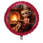 Μπαλόνι Foil Brainrots Ballerina Cappuccina Red