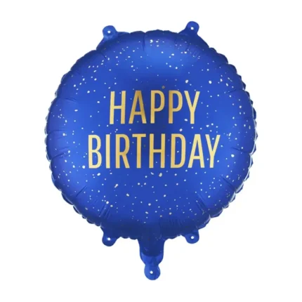 Μπαλόνι Foil Happy Birthday Navy (14''/35cm)