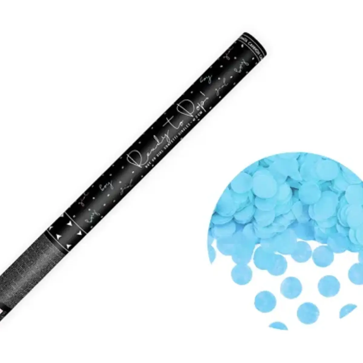 Κανόνι Κομφετί Μπλε Gender Reveal - Ready To Pop, 60cm Κανόνι Κομφετί Μπλε Gender Reveal - Ready To Pop, 60cm