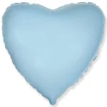 Μπαλόνι Foil Καρδιά – Pastel Baby Blue, 18” (46 εκ.)