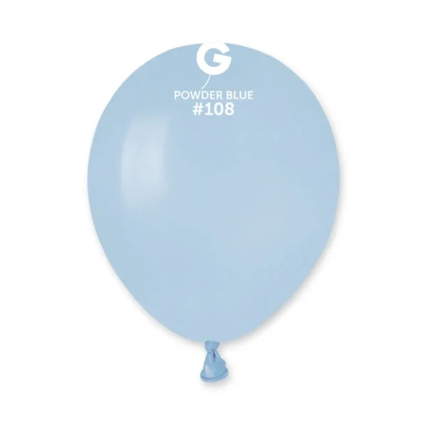 Μπαλόνια Λάτεξ Powder Blue 5″/13cm (100 τμχ )