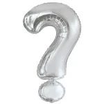 Μπαλόνι Foil Super Shape ”?” Silver (43”/110cm)