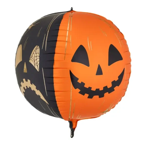 Foil Στρογγυλό Μπαλόνι Halloween Κολοκύθες 50cm