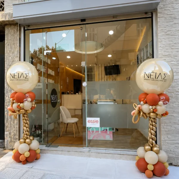 Luxury Bubble Στήλη με Εκτύπωση Λογοτύπου | Ifaistos Fireworks